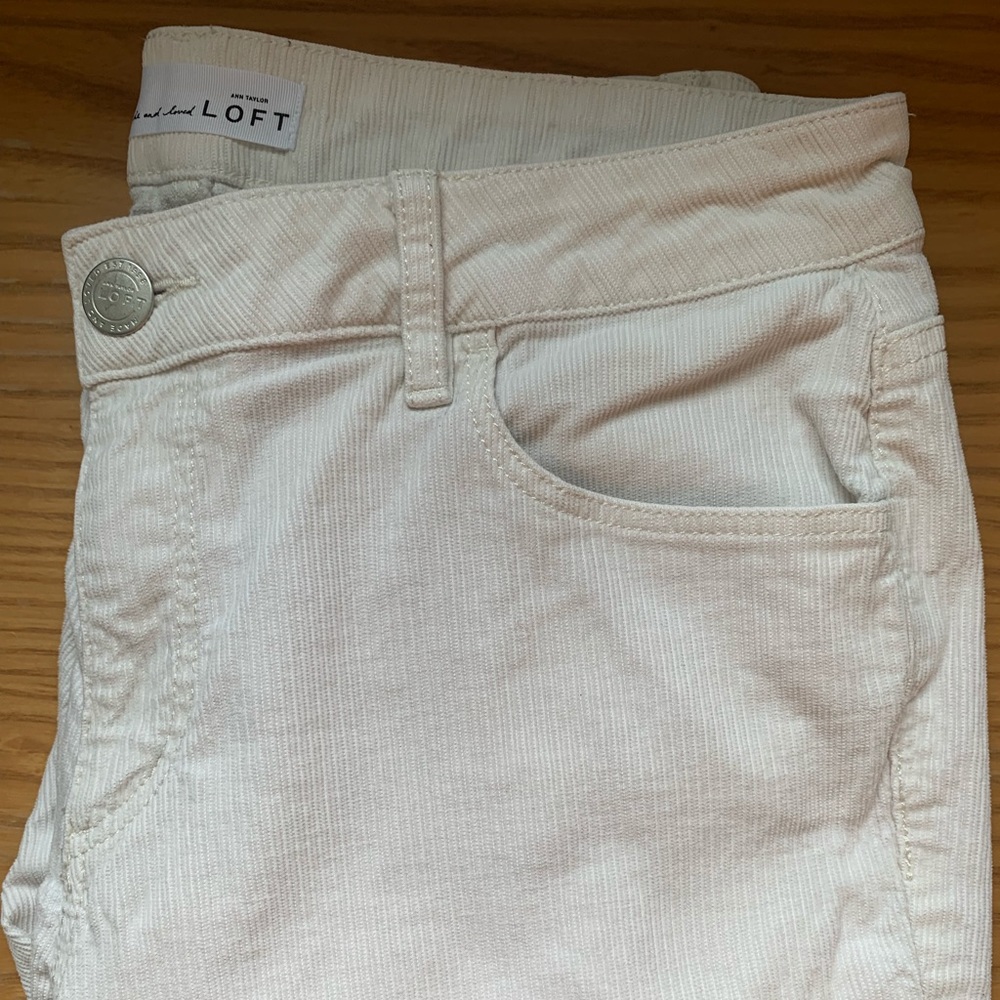Curvy Skinny Corduroy Loft Pants